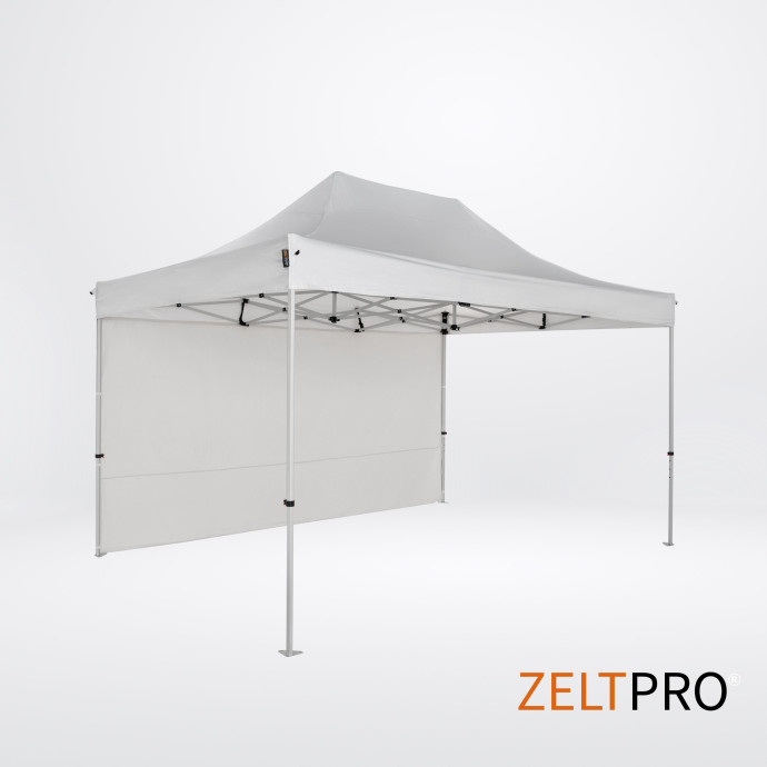 Prekybinė Palapinė 3x4,5 Balta Zeltpro TITAN iš galo