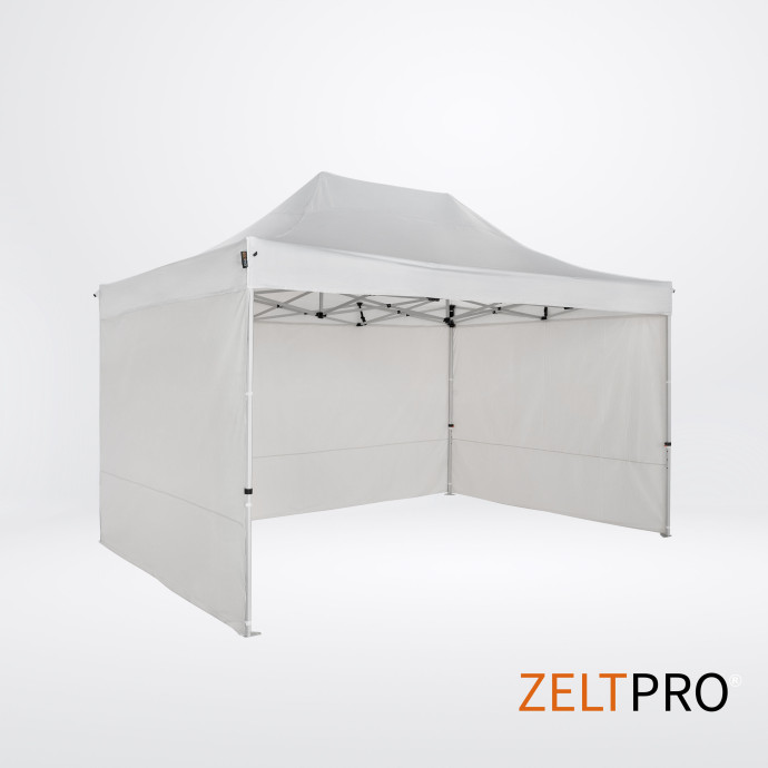 Prekybinė Palapinė 3x4,5 Balta Zeltpro TITAN iš dešinės pusės