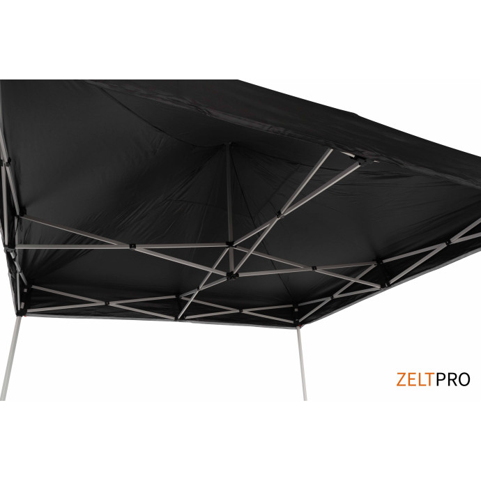 Prekybinė Palapinė 3x4,5 Juoda Zeltpro TITAN šoninis rėmas
