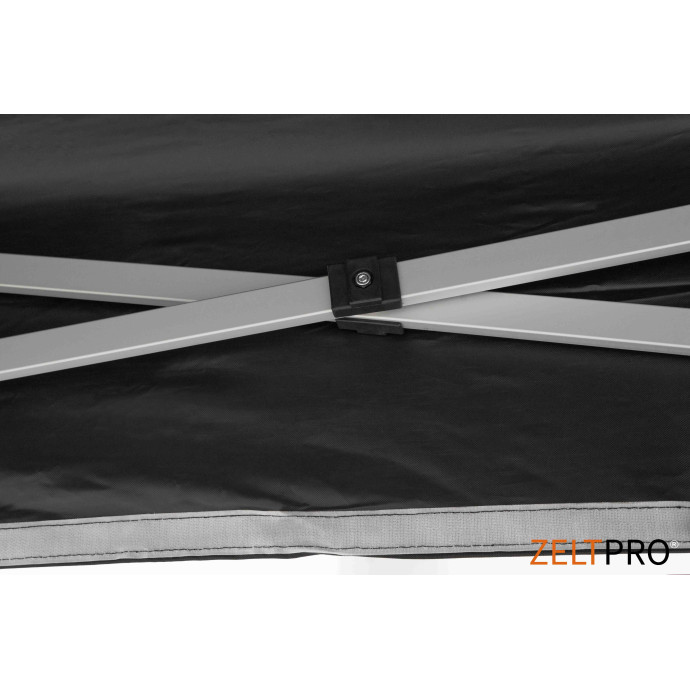 Prekybinė Palapinė 3x4,5 Juoda Zeltpro TITAN rėmo kampai