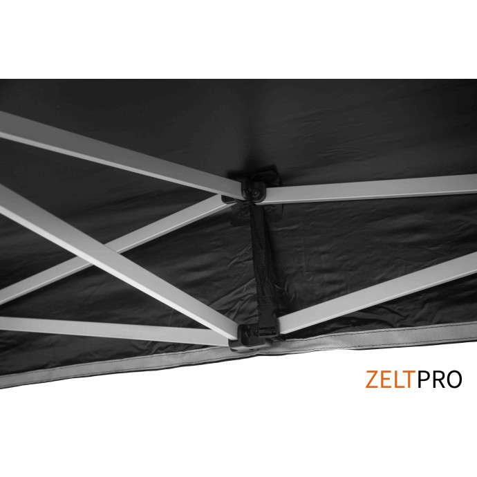 Prekybinė Palapinė 3x4,5 Juoda Zeltpro TITAN stogo rėmas