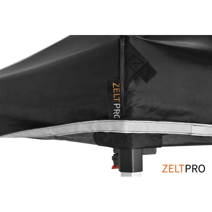 Prekybinė Palapinė 3x4,5 Juoda Zeltpro TITAN šoninė koja