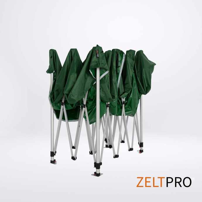 Prekybinė Palapinė 3x4,5 Žalia Zeltpro TITAN iš šono