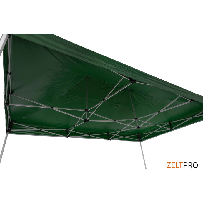 Prekybinė Palapinė 3x4,5 Žalia Zeltpro TITAN šoninis rėmas