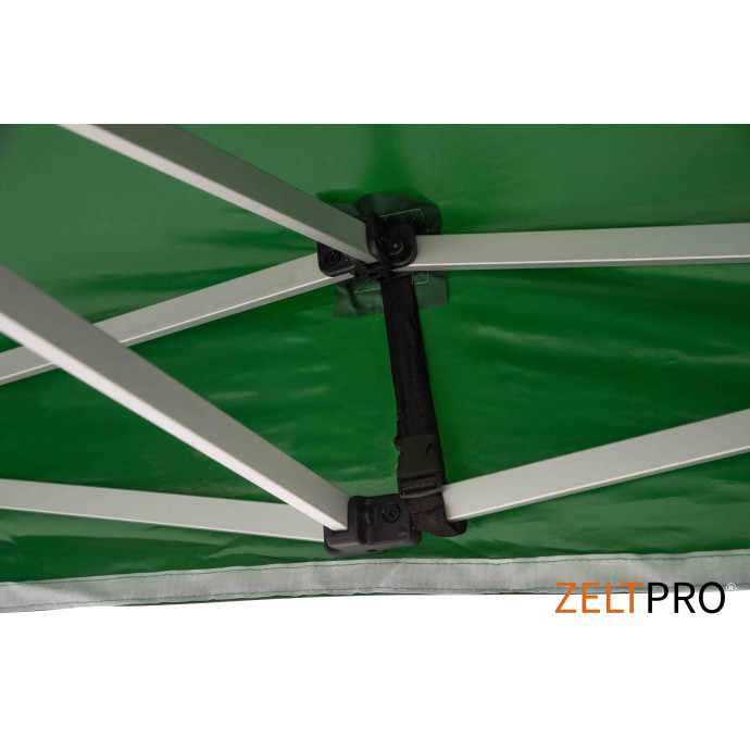Prekybinė Palapinė 3x4,5 Žalia Zeltpro TITAN stogo rėmas