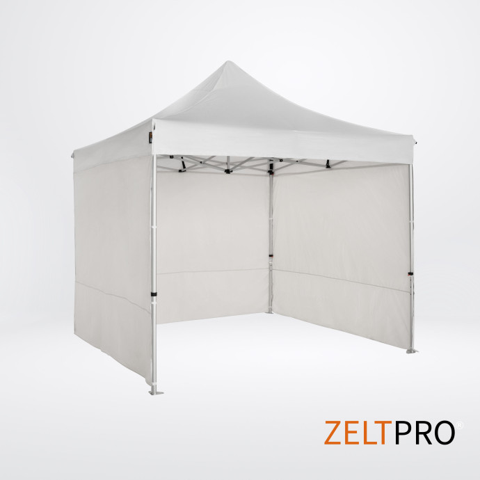 Prekybinė Palapinė 3x3 Balta Zeltpro TITAN su visomis sienomis
