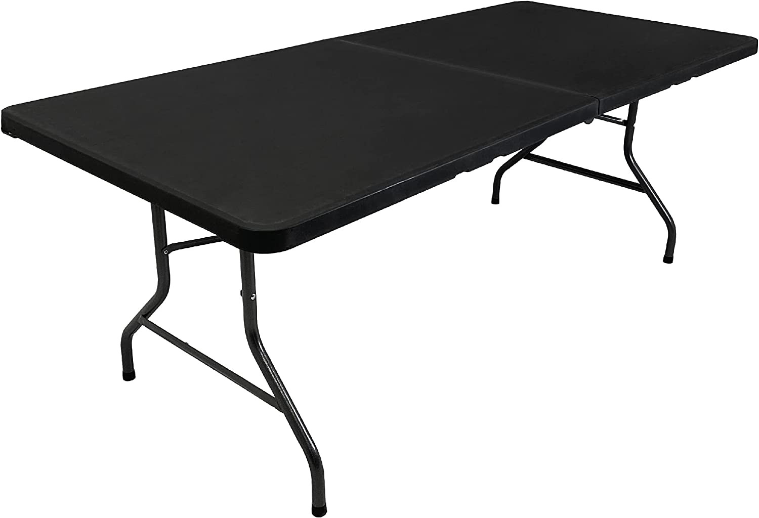 Sulankstomas stalas 180 cm Juodas
