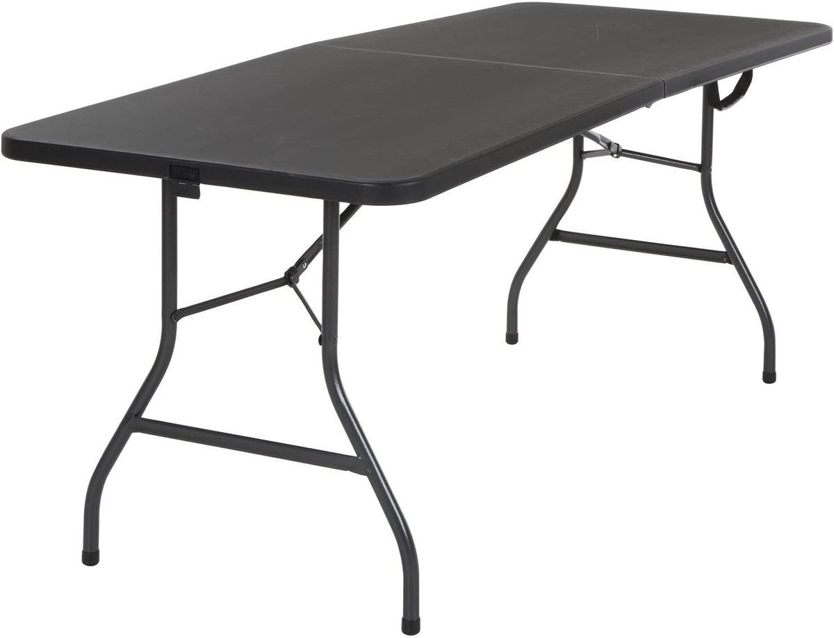Sulankstomas stalas 180 cm Juodas