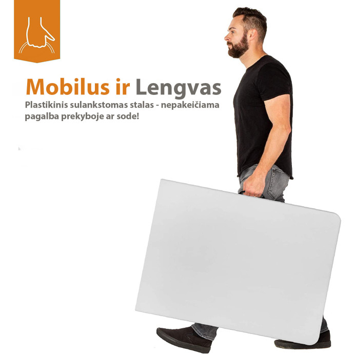 Sulankstomas stalas 180 cm.