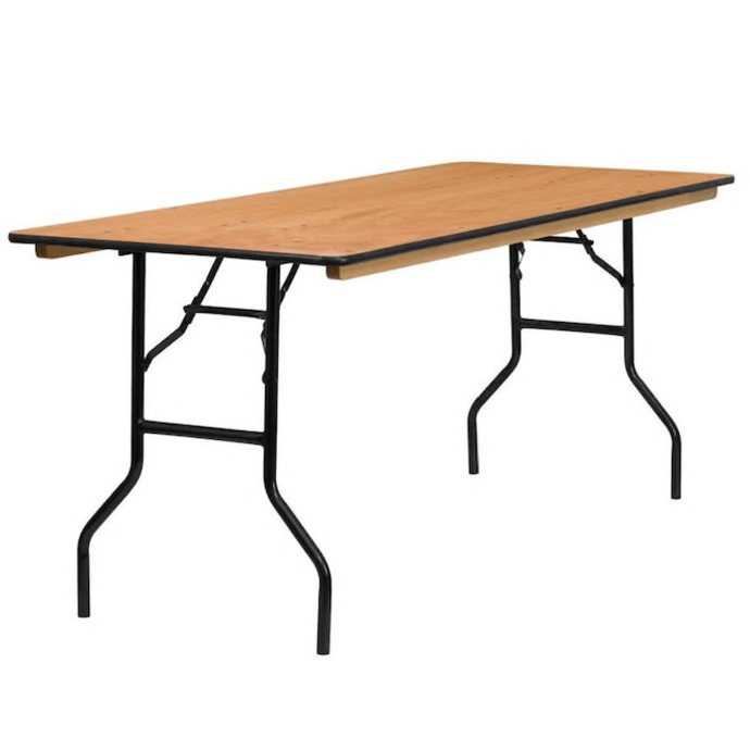 Stačiakampis medinis stalas 180x90