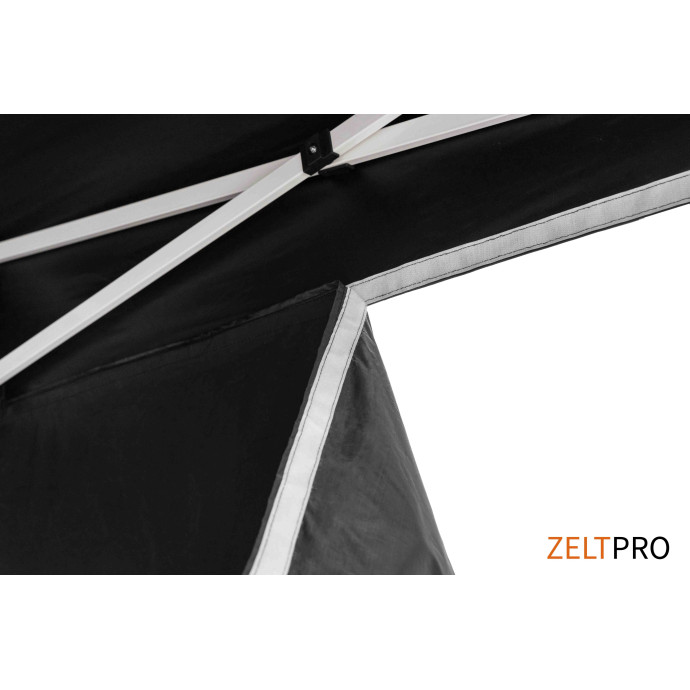 Prekybinė Palapinė 3x2 Juoda Zeltpro PROFRAME šoninis rėmas